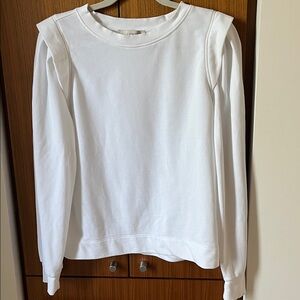 Loft Pleated Sleeve Sweatshirt